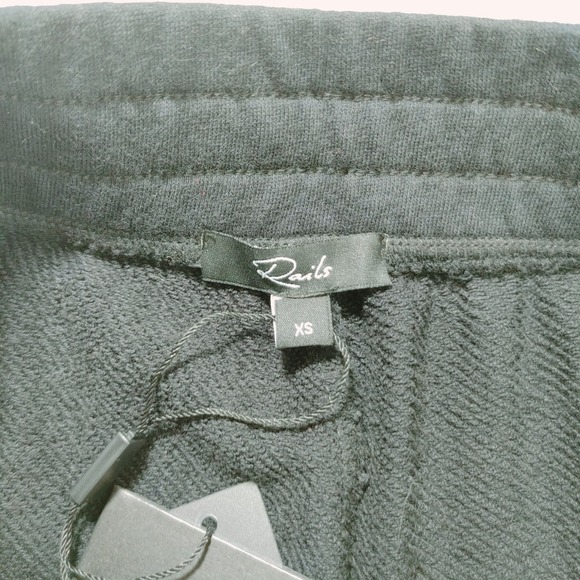 Rails Women's XS Kingston Black Petal Tie Dye Sweatpants Joggers Size XS - Picture 3 of 9